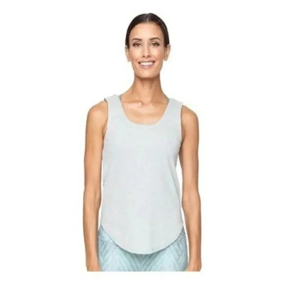 Chaser Vintage Gray Ribbed Strappy Tank Top M - Picture 2 of 6